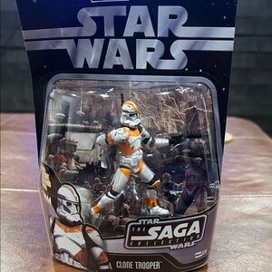 Star Wars Saga Collection Clone Trooper - Orange and White